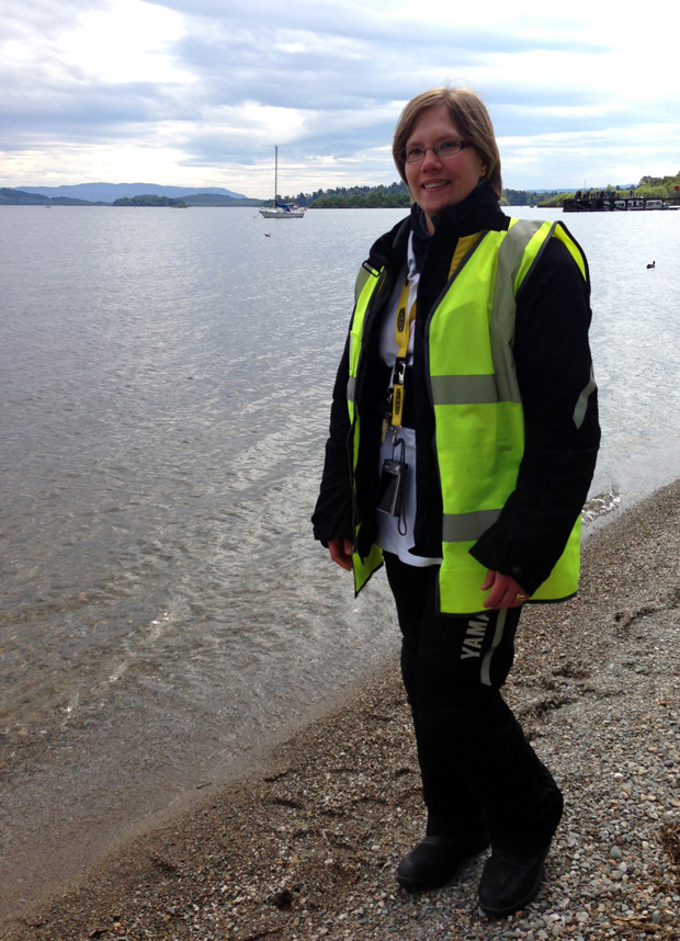 Veronica at Loch Lomond