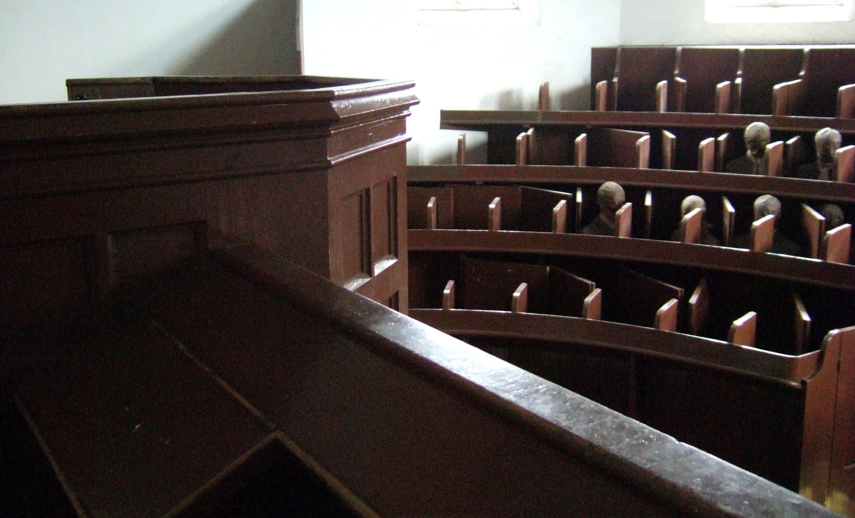 Lincon Castle Prison Chapel - the pulpit Lincon Castle Prison Chapel - the pulpit