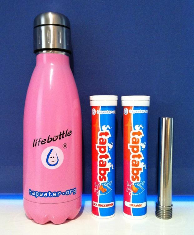 Lifebottle, Taptabs and Freezer Stick Lifebottle, Taptabs and Freezer Stick