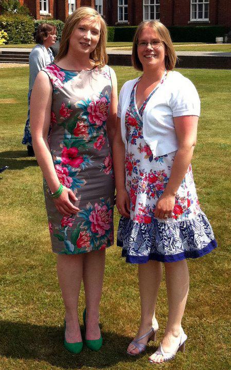 I'm on the left in my favourite dress