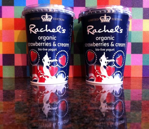 Rachel's Organic Strawberries and Cream Yoghurt