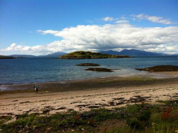 The beach at Oban The beach at Oban