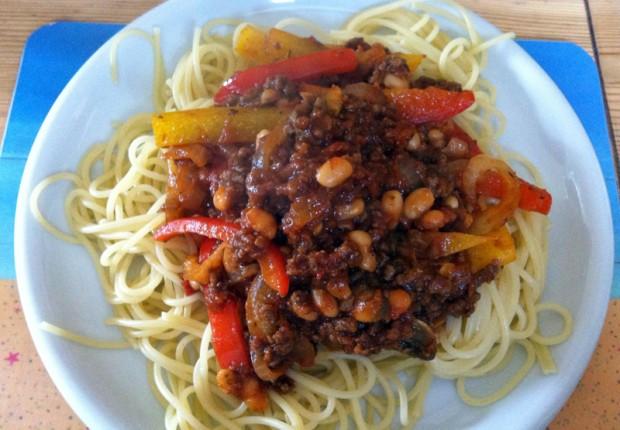 Bolognaise made with Sacla Italian Tomato Sauce