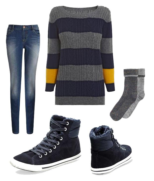 Navy Borg Hi Tops Navy Borg Hi Tops