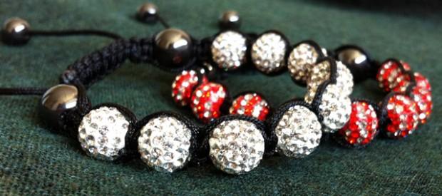 White Shamballa Bracelet by Cutey White Shamballa Bracelet by Cutey