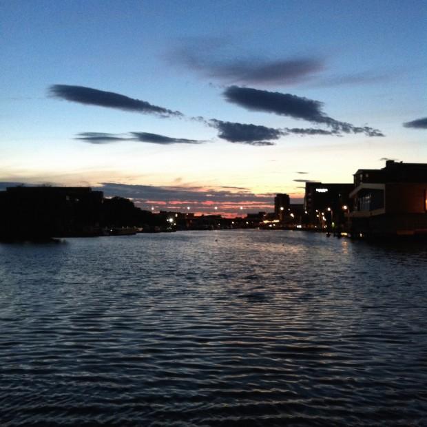 Brayford Pool, Lincoln at Dusk