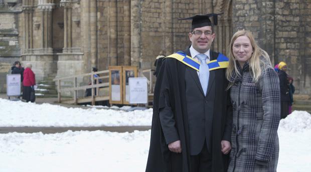 LincsGeek and Me at Graduation