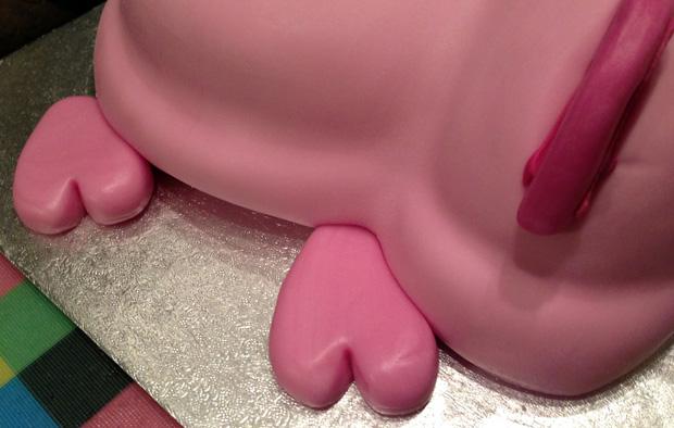 Percy Pig Celebration Cake