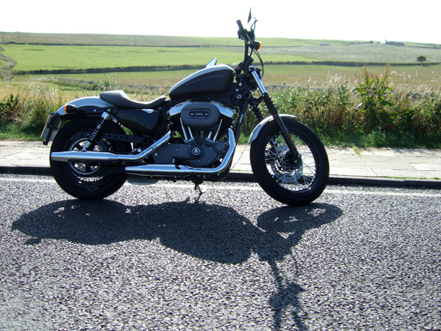 The Harley and it's shadow on Top Down 2009