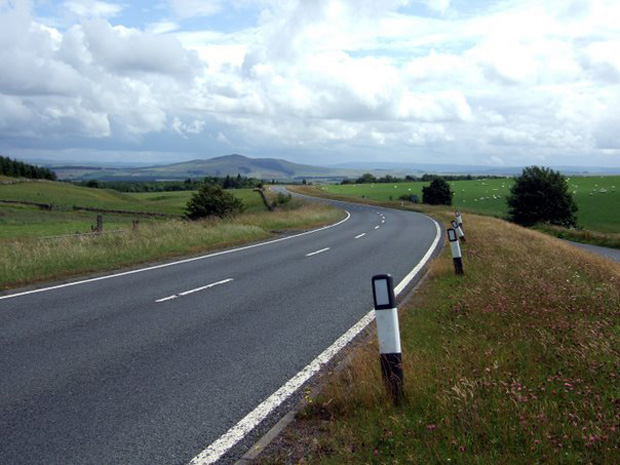 Road across the Scottish Borders (Top Down 2009)